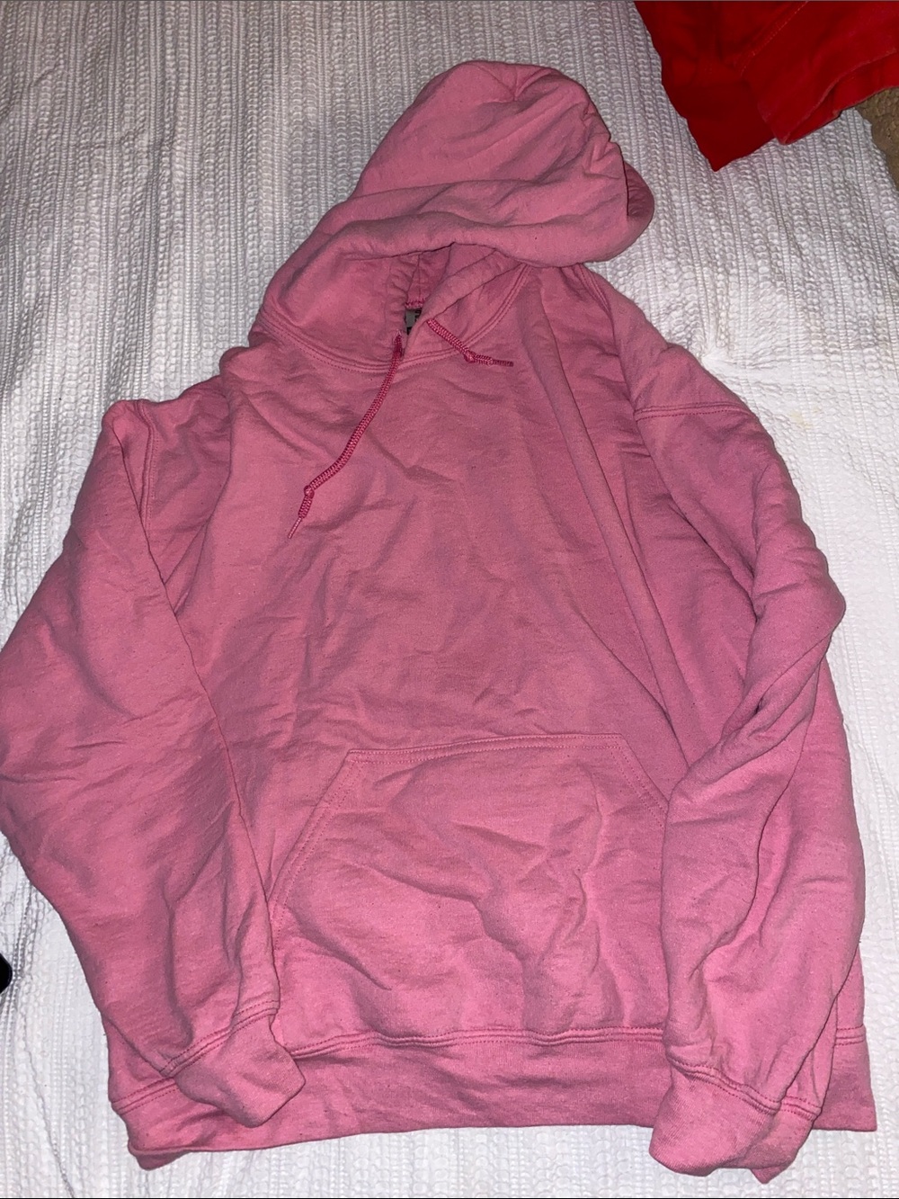 Gildan Pink Women's Hooded Pullover Sweatshirt